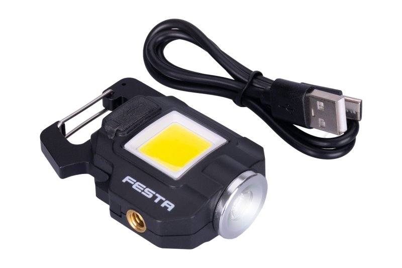 Svítilna nabíjecí s magn. a karab. LED Cob Mini Festa 750lm IP44